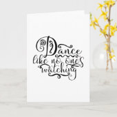 ダンスリクイーン踊り カード (黄色い花)