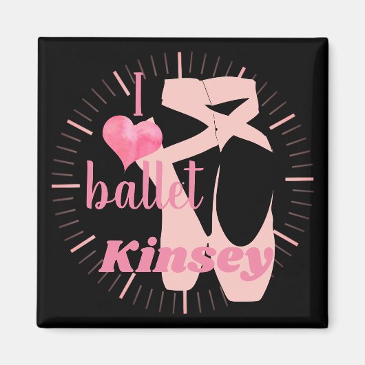 ダンスリサイタルバレエ マグネット (正面)