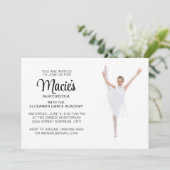 ダンスリサイタルフォト招待状 招待状 (スタンド正面)