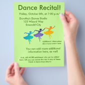 ダンスリサイタルフライヤー チラシ (手)
