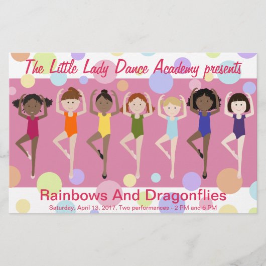 ダンスリサイタルプログラム (正面)