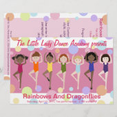 ダンスリサイタルプログラム (正面/裏面)