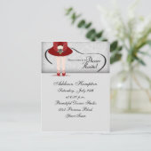 ダンスリサイタルポストカード招待状 インビテーションポストカード (スタンド正面)