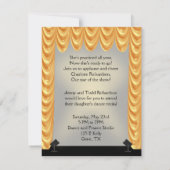 ダンスリサイタル写真テンプレート招待状 招待状 (裏面)