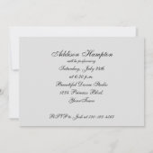 ダンスリサイタル招待状 招待状 (裏面)