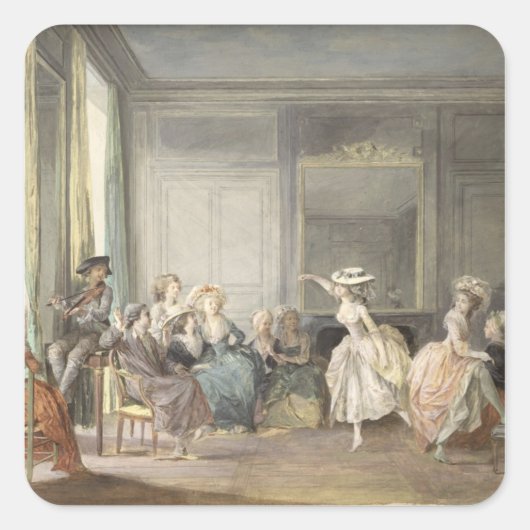 ダンスレッスン スクエアシール (正面)