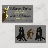 ダンスレッスン 名刺 (正面/裏面)
