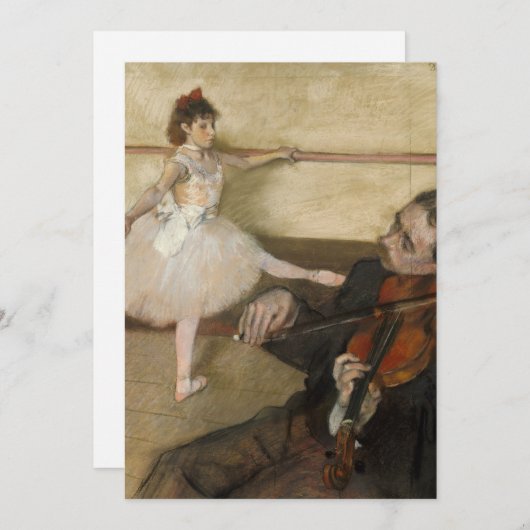 ダンスレッスン | Edgar Degas (正面/裏面)