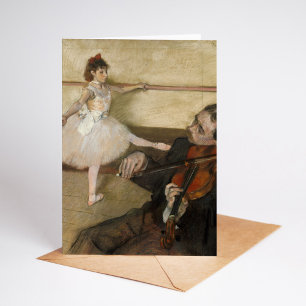 ダンスレッスン Edgar Degas カード