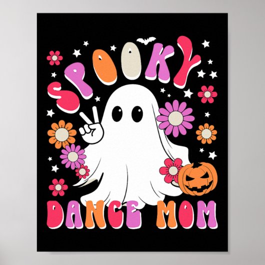 ダンス不気味マママハロウィーンダンサーママ踊りママ ポスター (正面)