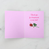 ダンス先生ありがとうございますカスタマイズ可能なカード サンキューカード (内部)