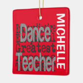 ダンス先生エクストラナレカスタムー セラミックオーナメント (左)