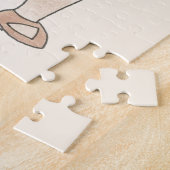 ダンス先生ギフト叙情的な紫モダンのリサイタル ジグソーパズル (側面)