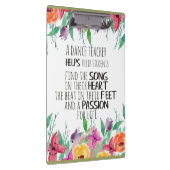 ダンス先生ギフト感謝ありがとう引用文 クリップボード (右)