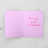 ダンス先生サンキューバレリーナウィズスターズ サンキューカード (内部)