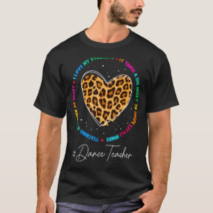 ダンス先生スクール管理者の感謝の週に戻る Tシャツ