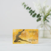 ダンス先生ダンスインストラクタースタイリッシュ 名刺 (スタンド正面)