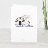 ダンス先生ハッピーホリデイズバレリナシルエット シーズンカード (裏面)