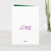 ダンス先生ハッピーホリデーズカード シーズンカード (裏面)