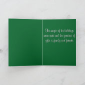 ダンス先生ハッピーホリデーズカード シーズンカード (内部)