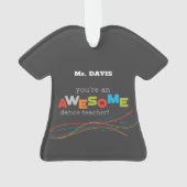 ダンス先生感謝の日素晴らし, オーナメント (裏面)