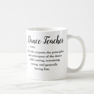ダンス先生 コーヒーマグカップ