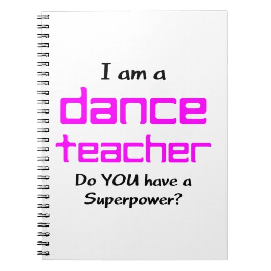 ダンス先生 ノートブック (正面)