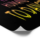 ダンス先生i教え小さな人間がダンスする ポスター (角)