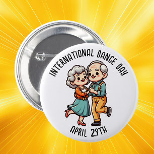 ダンス国際的の日 4月29日 缶バッジ