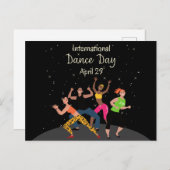 ダンス国際的の日 | World Dance Day ポストカード (正面/裏面)