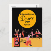ダンス国際的の日 | World Dance Day ポストカード (正面/裏面)