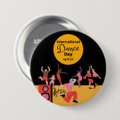 ダンス国際的の日 | World Dance Day 缶バッジ (正面&裏面)