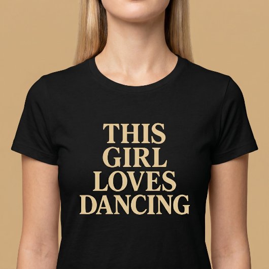 ダンス大好き娘のTシャツ Tシャツ