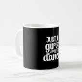ダンス好きの女おもしろいの子 コーヒーマグカップ (正面左)
