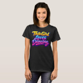 ダンス好き女子Tシャツ Tシャツ (正面フル)