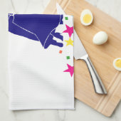 ダンス好き キッチンタオル (四つ折り)