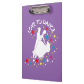 ダンス好き クリップボード (左)