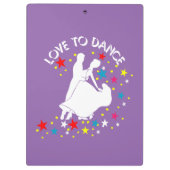 ダンス好き クリップボード (裏面)