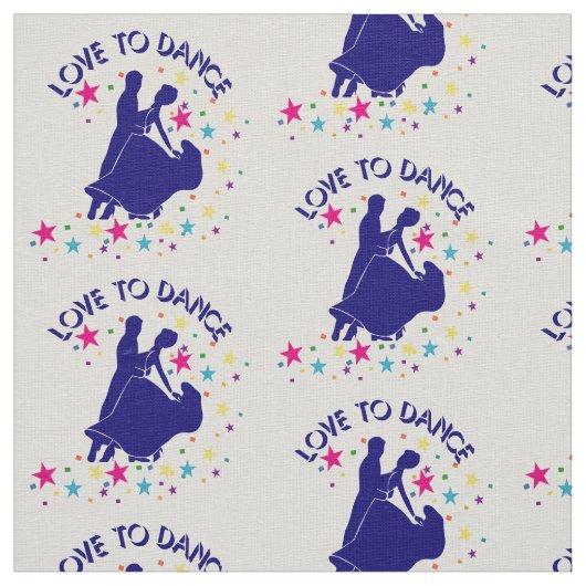 ダンス好き ファブリック (見本)
