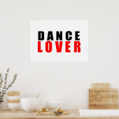 ダンス好き ポスター (キッチン)