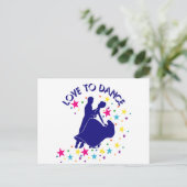 ダンス好き ポストカード (スタンド正面)