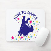 ダンス好き マウスパッド (マウス)