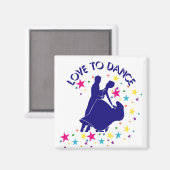 ダンス好き マグネット (正面/裏面)