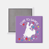 ダンス好き マグネット (正面/裏面)