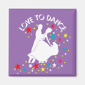 ダンス好き マグネット (正面)