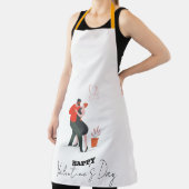 ダンス姿バレンタインデー エプロン (インサイチュ)