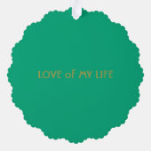 ダンス姿バレンタインデー オーナメントカード (裏面)