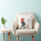 ダンス姿バレンタインデー クッション (椅子)