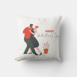 ダンス姿バレンタインデー クッション