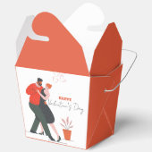 ダンス姿バレンタインデー フェイバーボックス (見開き)